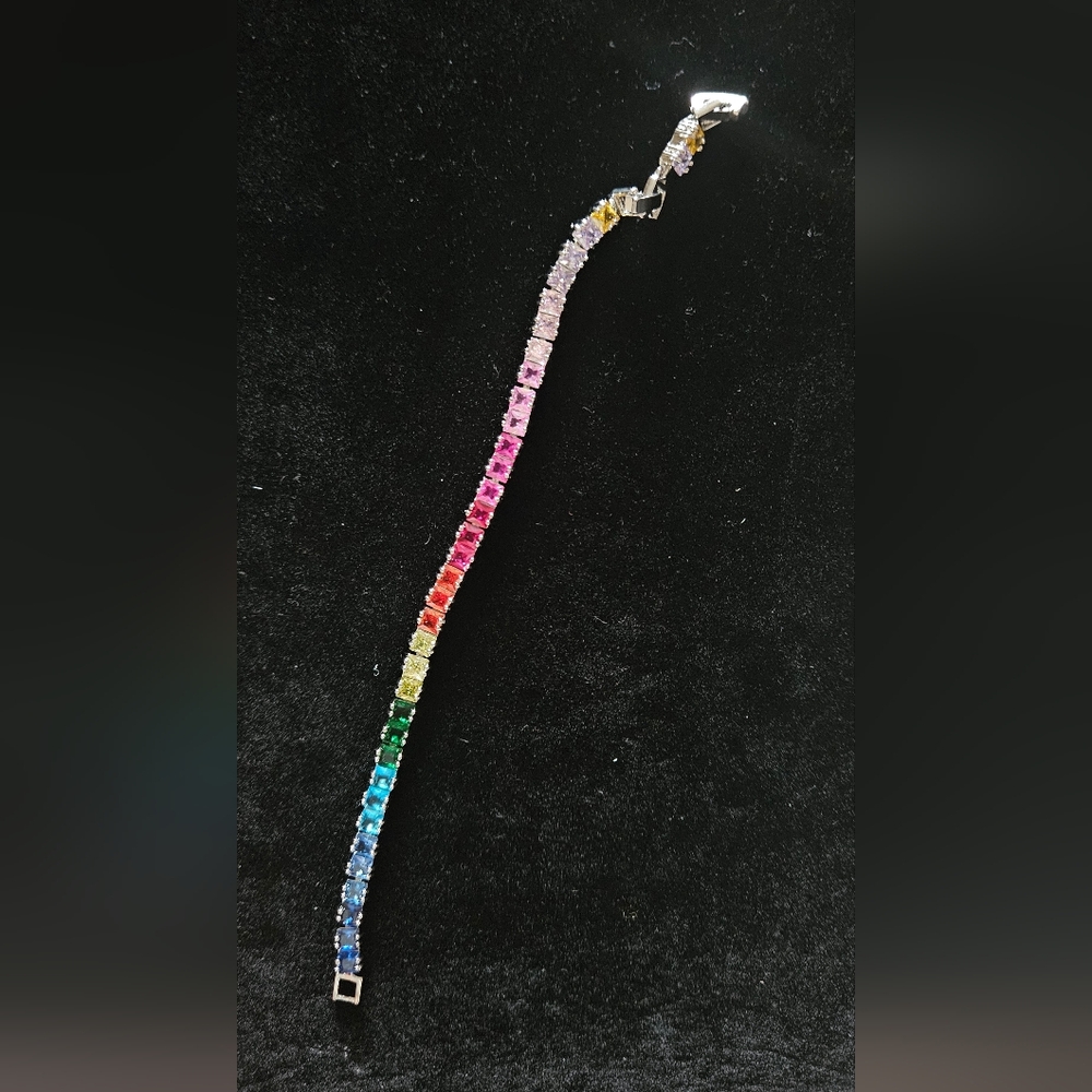 Rainbow Gemstone Bracelet